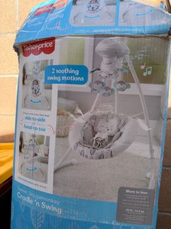 Fisher-Price Sweet Snugamonkey Cradle 'n Swing