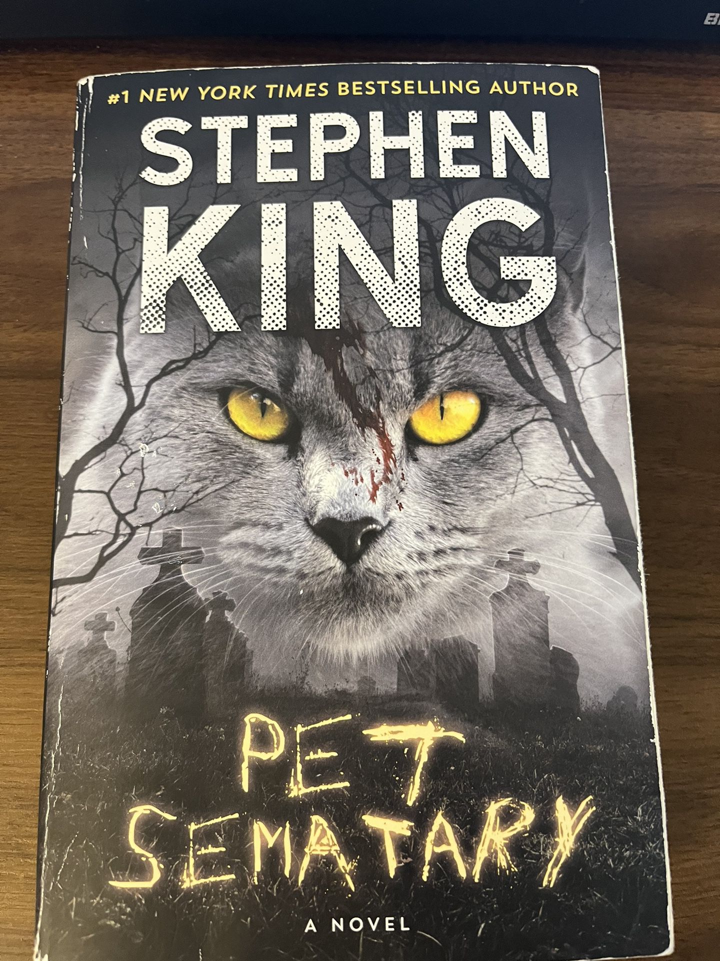 Paperback Copy Of Pet Sematary By Stephen King