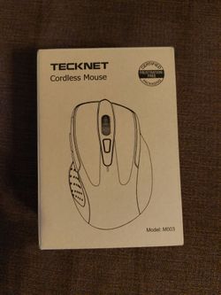Tecknet Cordless Mouse - M003 - Black