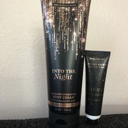 Into the Night Body Cream and Hand Cream set for $15