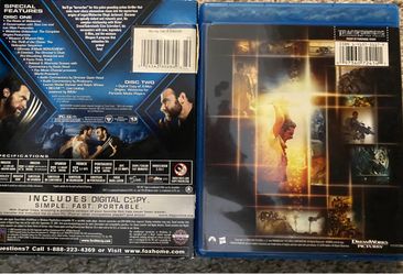 X-Men Origins Wolverine & Transformers Revenge of the Fallen Blu-ray Bundle