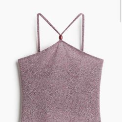 H&M Knit Camisol Top Purple 