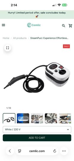 $65 OBO SteamPuci SALE PRICE $166.00Steam cleaner handheld steam cleaner