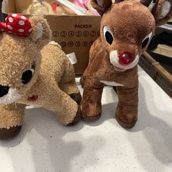 Build A Bear Rudolph And Clarice Light Up 