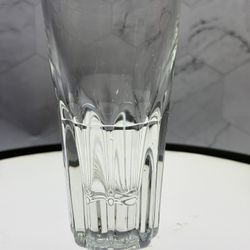 Set of (6) Nice Rare Vintage tall  & Heavy glass Paneled Vodka Shooters. Excellent Condition. 