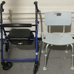 Walker and Shower Chair