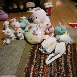 Unicorn Stuffed Animal Lot