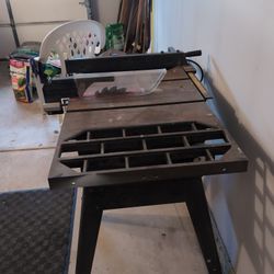 Craftsman 10 Inch Table Saw Cast Iron Top 
