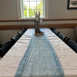 12 Baby Blue Table Runners