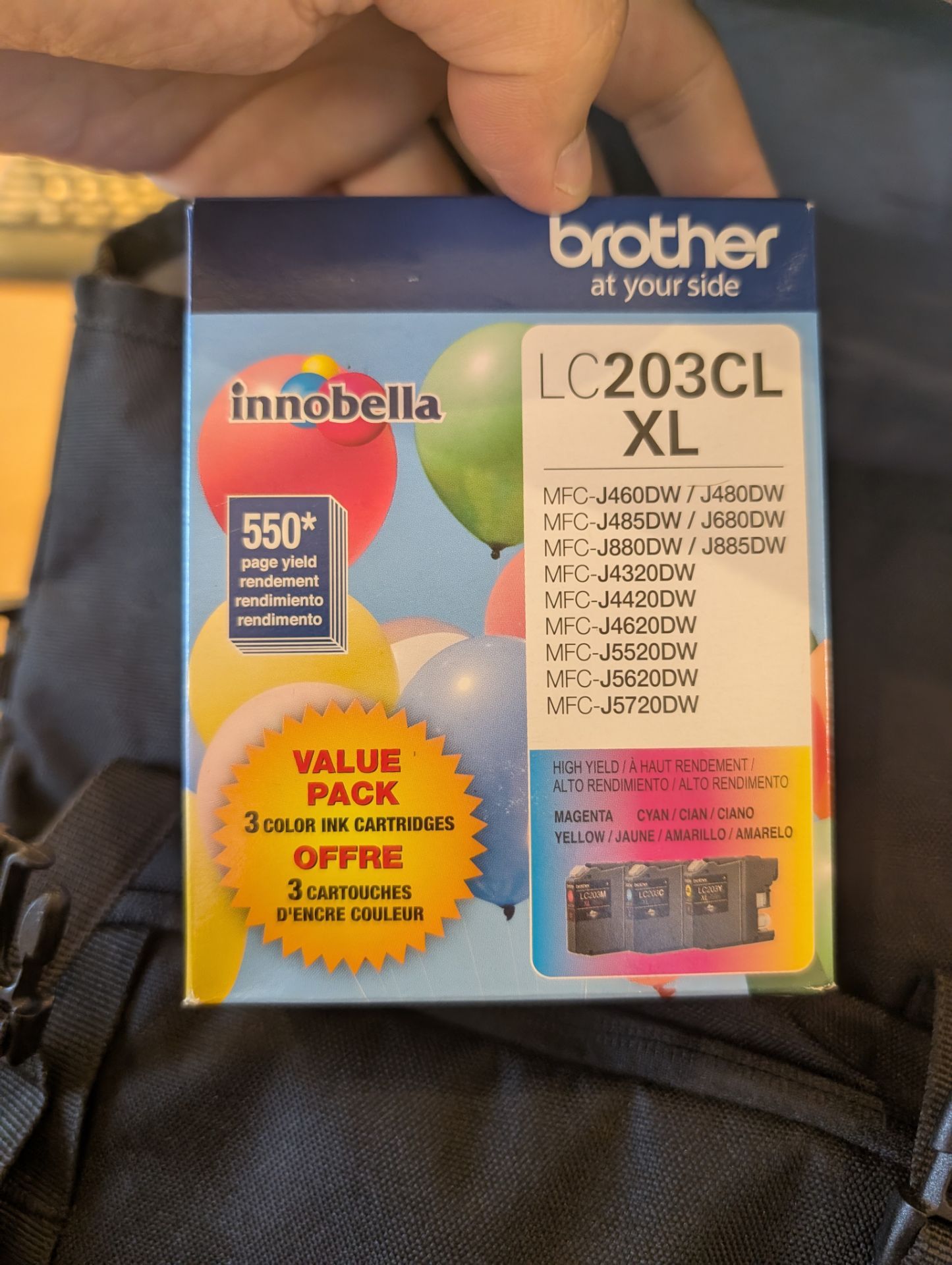 Brother LC203CL XL 3-pack
