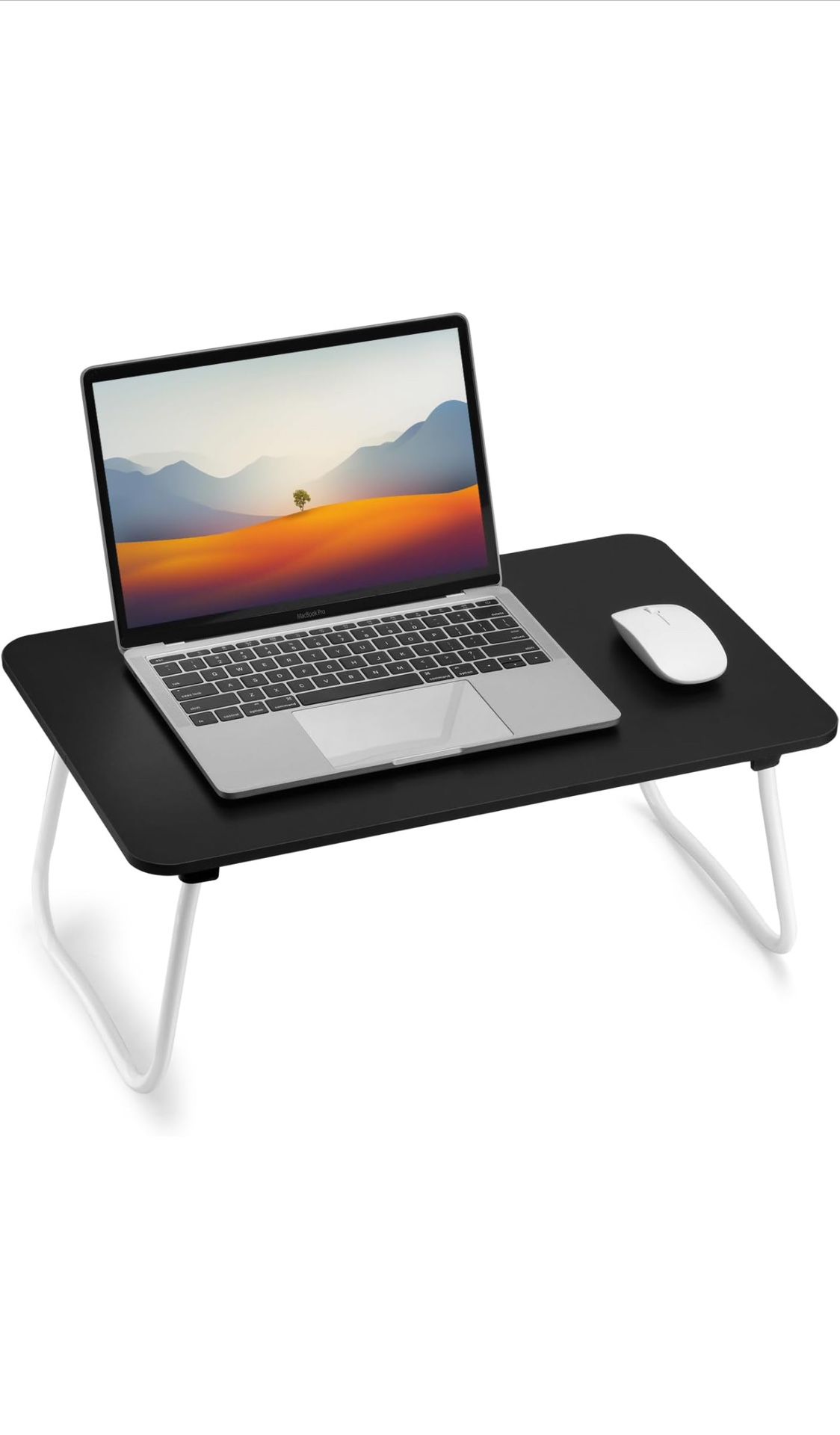 Foldable Laptop Desk, Portable Lap Bed Table 20.7”W x 12.6”D x 9”H