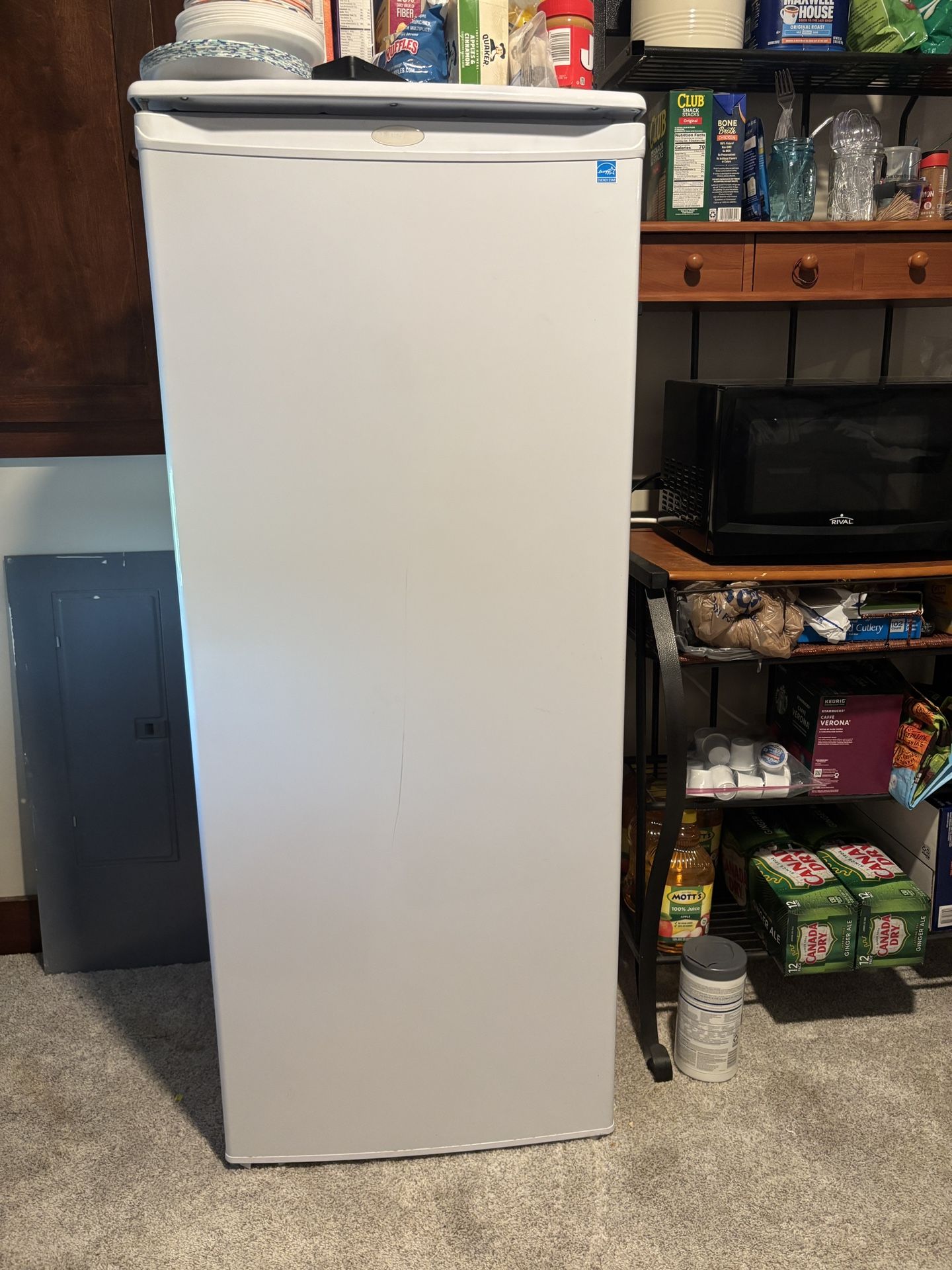 Freezer less Fridge