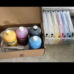 Direct Ink DTG Gamut Plus Inks, Pretreatment, Refillable Carts, Extra Chips … DIRECT TO GARMENT