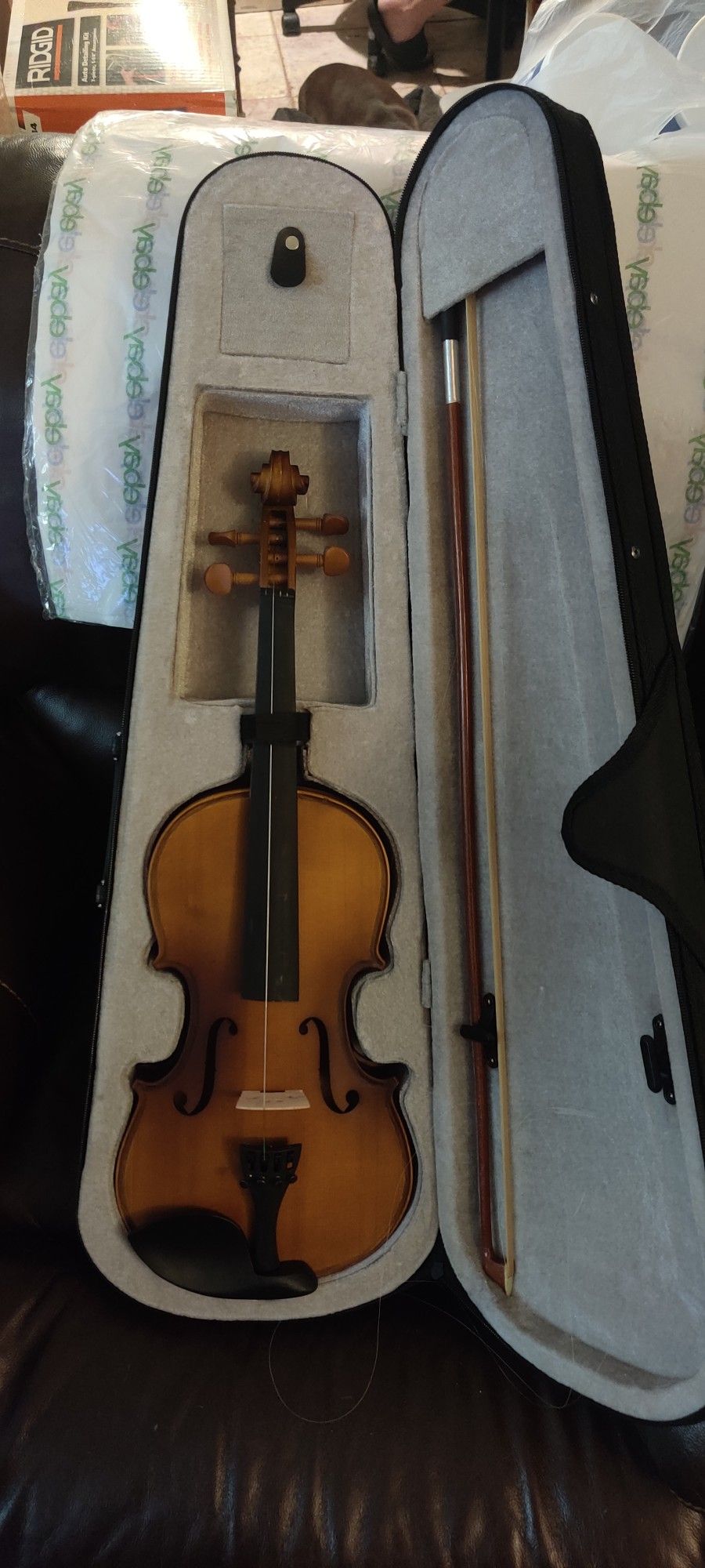 Violin With Soft Side Carrying Case 