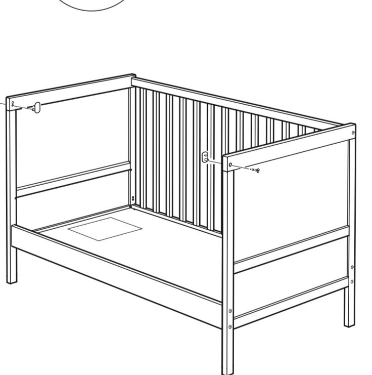 Ikea jattetrott crib mattress 2025