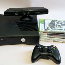 Xbox 360 S Console. 250GB. Kinect Camera. 5 Games. GREAT CONDITION.