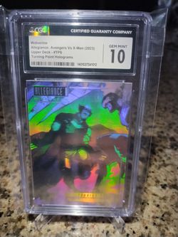 Wolverine hologram card mint 10