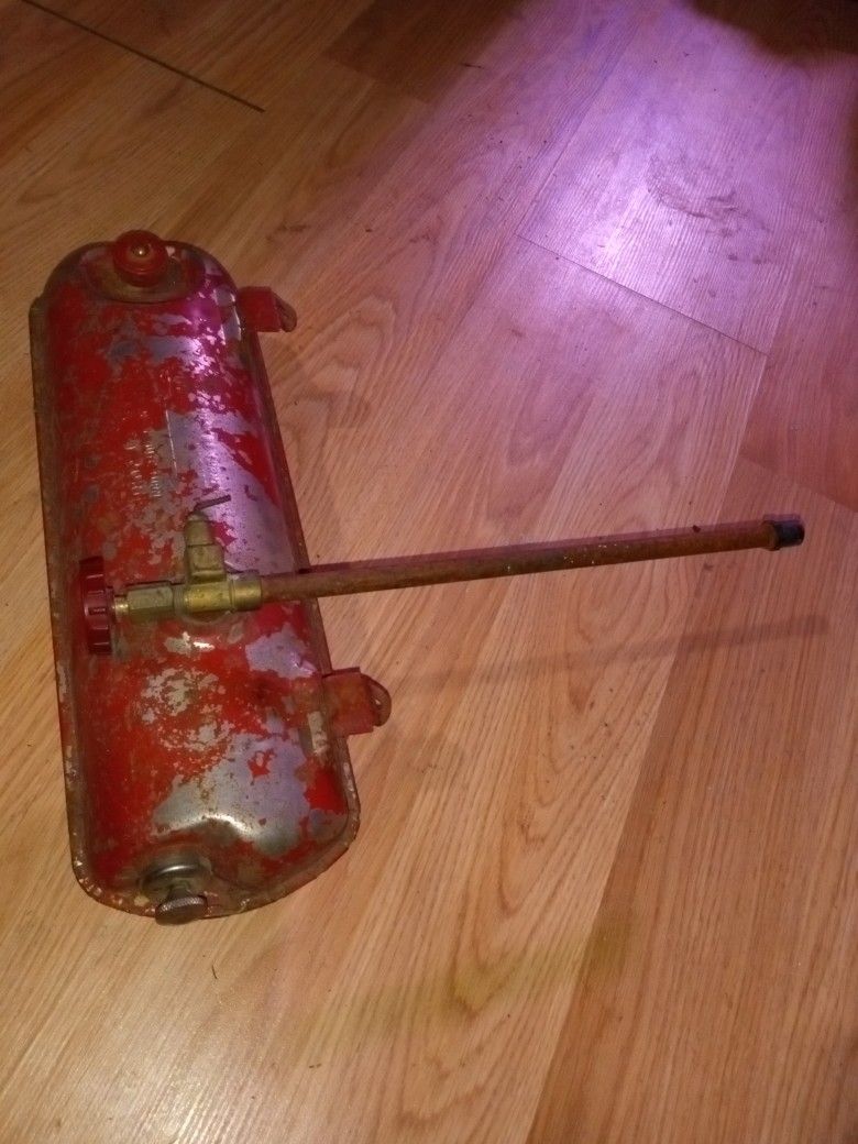 Vintage Coleman White Gas Tank For 2 Burner Stove