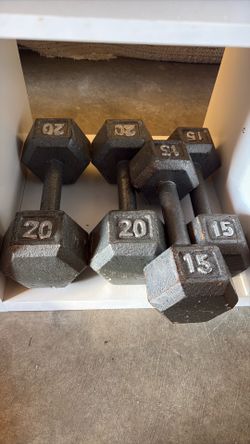 20& 50 lb weights