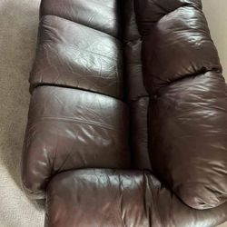 Genuine Leather Couch