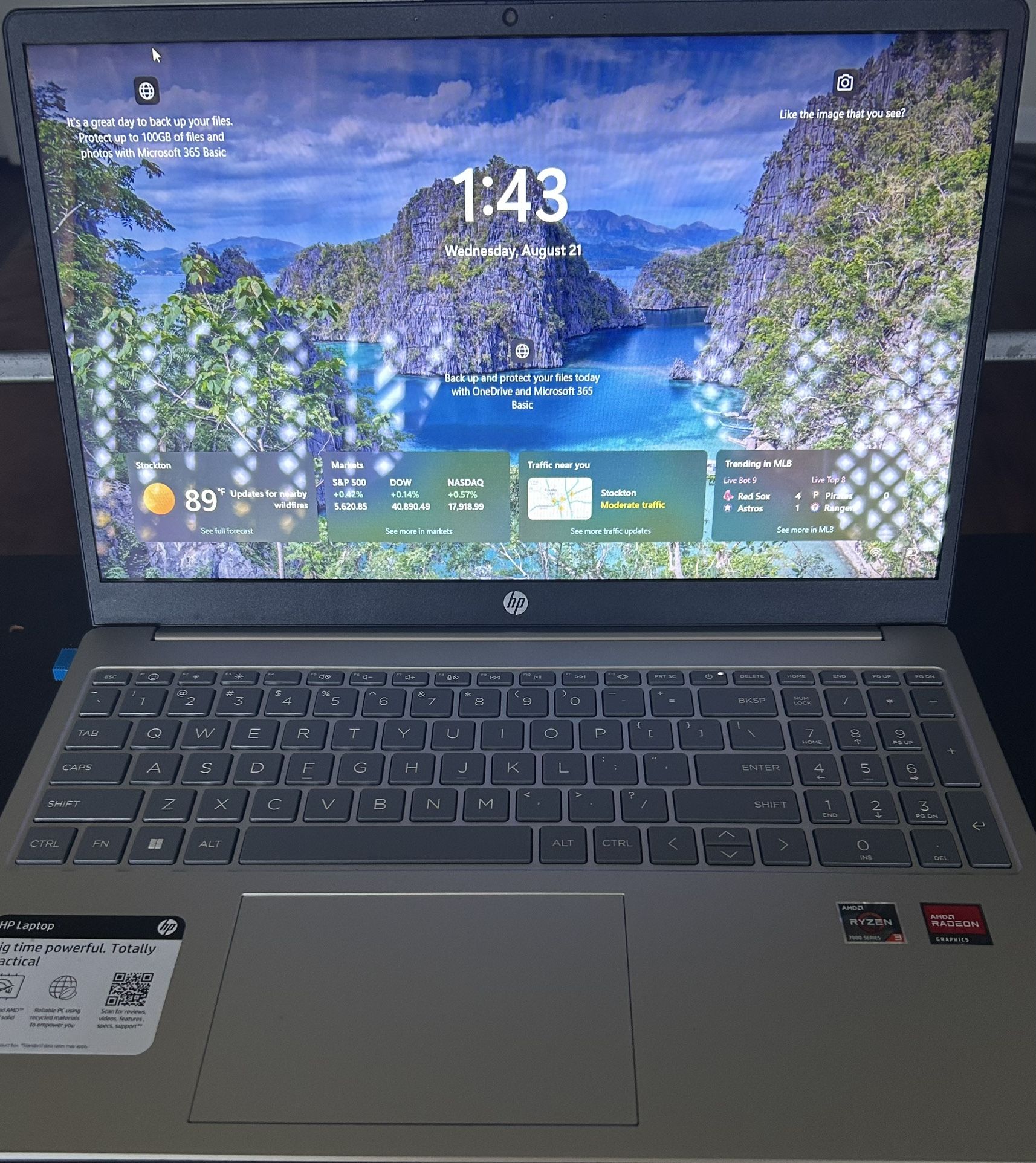 HP 15” Laptop Touchscreen