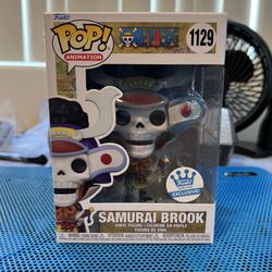 EXCLUSIVE Samurai Brook Funko Pop Animation #1129 Anime Manga One Piece