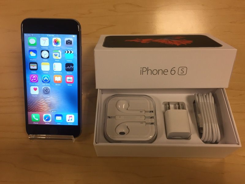 Apple iPhone 6s (16/64/128gb) - Factory Unlocked - Comes w/ Box + Accessories & 1 Month Warranty