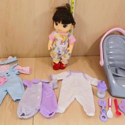 Baby Alive Doll With Car Seat