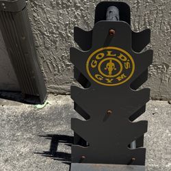 Golds Gym, Four Set Weights Rack 
