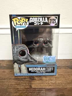 Funko Pop Godzilla Hedorah (Flying Stage) Limited Edition #2125 9500 + PROTECTOR