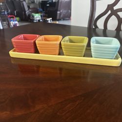 Dipping Bowls & Tray