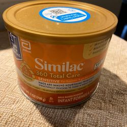 Similac 360 Total Care Sensitive Sample Size