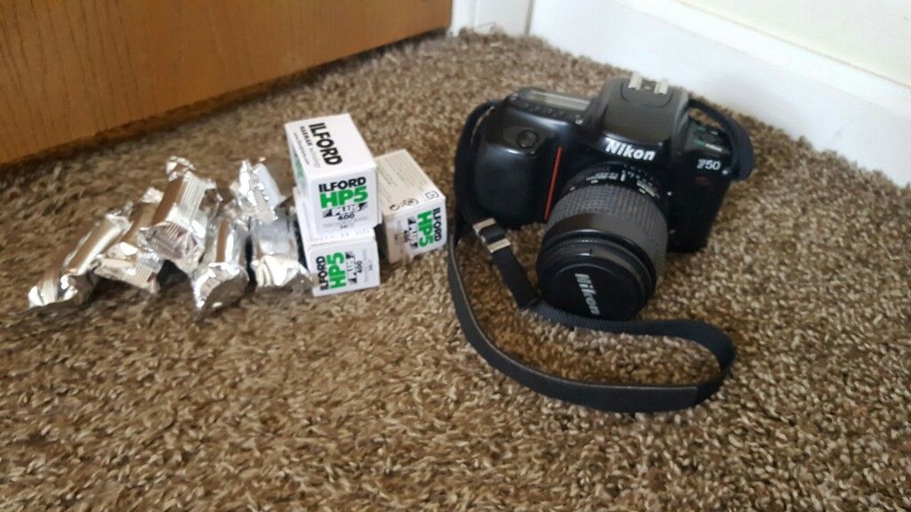 Nikon f50 Film Camera with 400 speed film