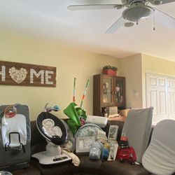 Lot Of New And Used Baby Items See Descrip