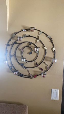 Iron candelero
