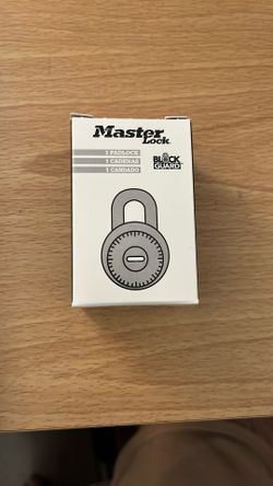 Masterlock Brand New Never Used 