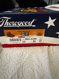 Thorogood steel toe work boots