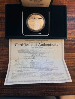 1996 National Community Services Commemorative Coin
