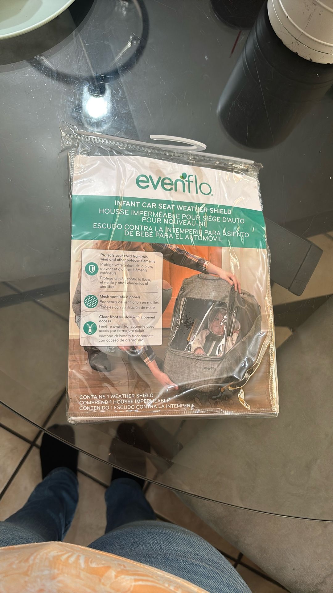 Evenflo infant Car Seat Weather shield