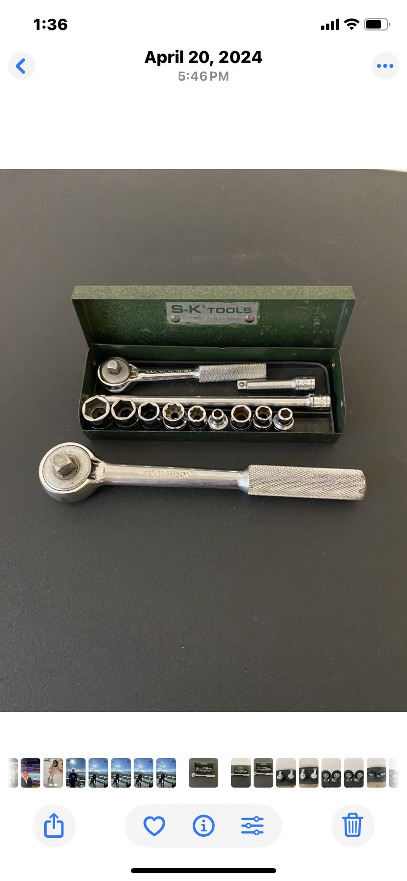 Vintage S-K Ratchet Set