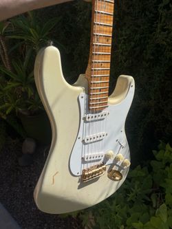 5A Flame Maple neck “Mary Kaye” Partscaster **INSANE FIGURING MUST SEE!!!**