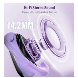Open Ear Headphones, Wireless Bluetooth 5.4 Earbuds 