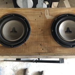 Subwoofer Enclosure with 2 10 Inch JL Audio subwoofers 