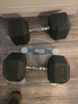 75lb  dumbells