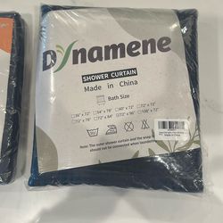 7296 Navy Blue Shower Curtain