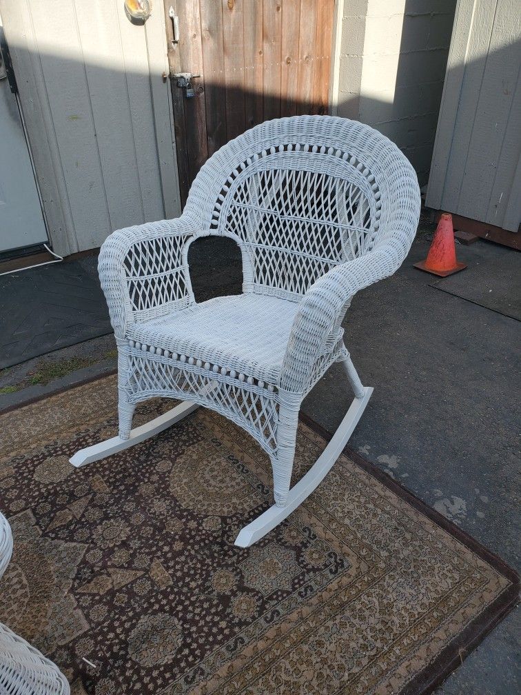 3 Pcs Wicker Furniture