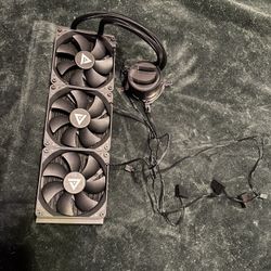 CoolerMaster MasterLiquid CPU Cooler With LCD Screen