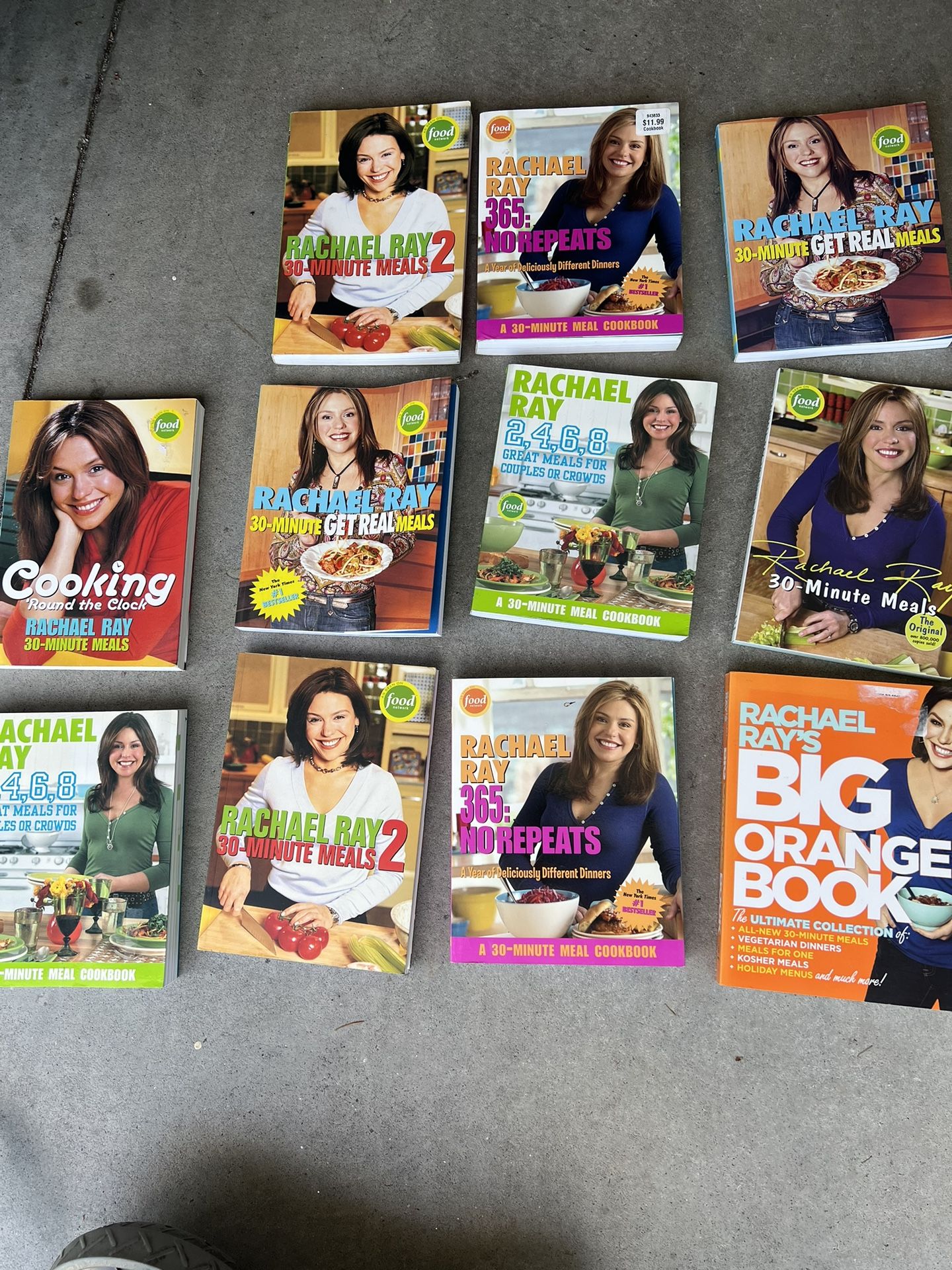 11 Rachel Ray Cookbooks Some Duplicates