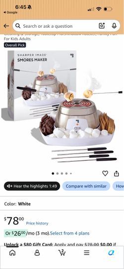 Sharper Image S’mores Maker