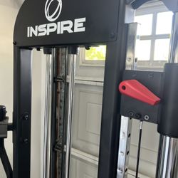 Inspire Fitness FTX Functional Trainer - Compact at Home Workout Machine with Accessories - Space Saving Design - Home Gym Cable Machine and Two 165 l